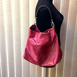 Gianni Chiarini, Red Leather Bag, Made in Italy